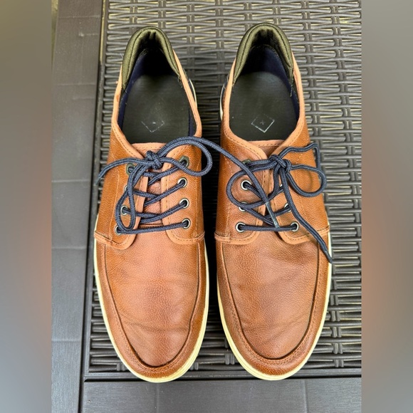 Men's Brown Leather Shoes - Picture 1 of 2